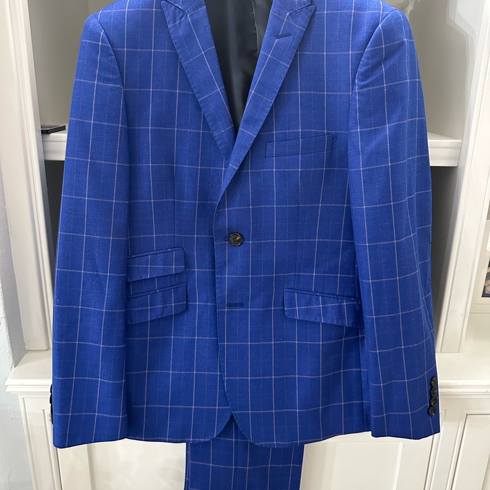 Men’s Skinny Fit Suit Jacket and Pants